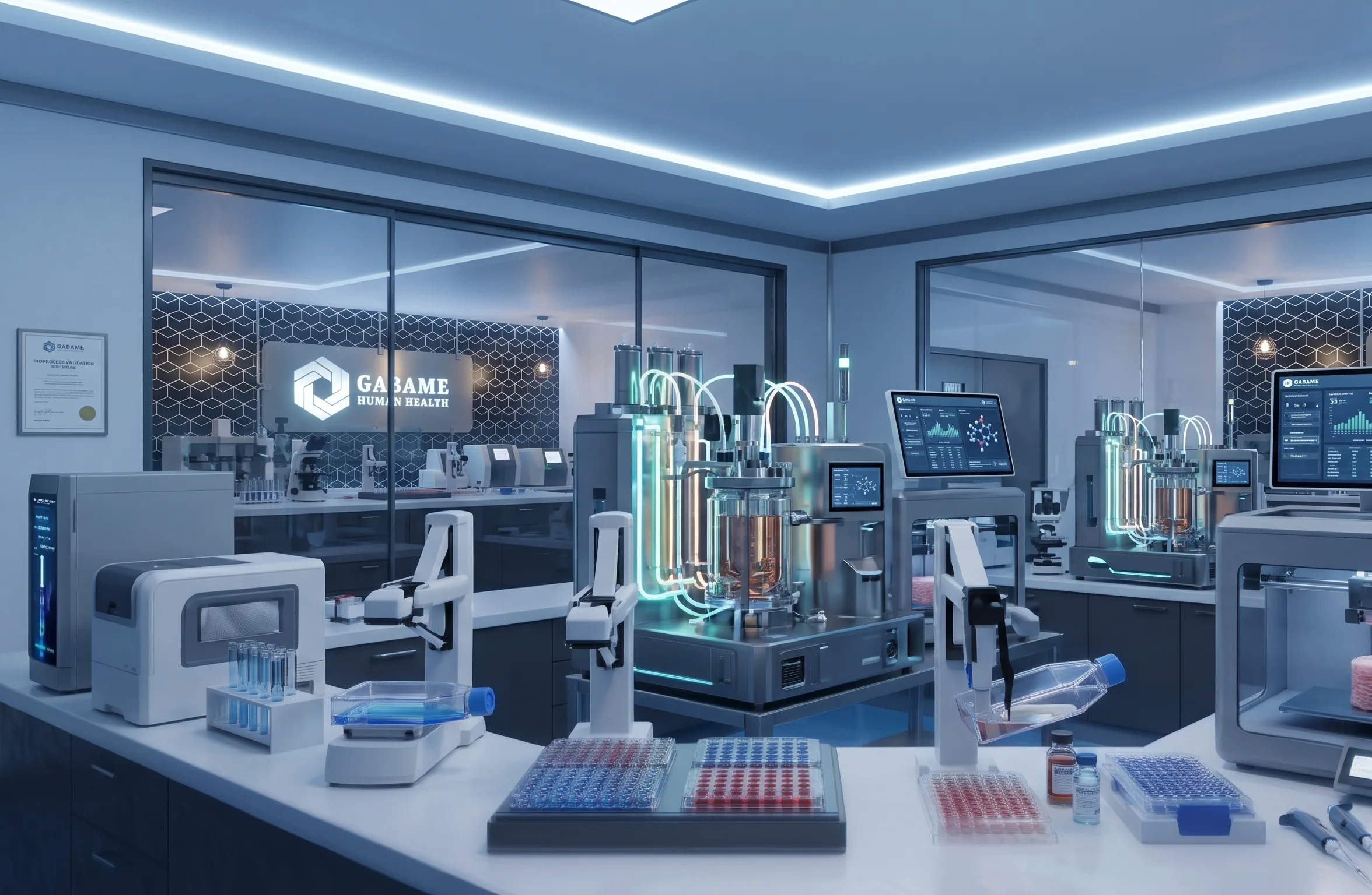Laboratorio de bioprocesos GABAME Human Health